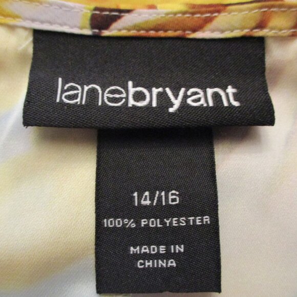 Lane Bryant Womens Sleeveless Tunic Top, Watercolor Print, Loose Fit, Size 14/16 - Picture 10 of 11